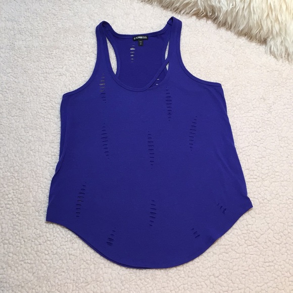 Express Tops - Express Women’s Distressed Tank Top